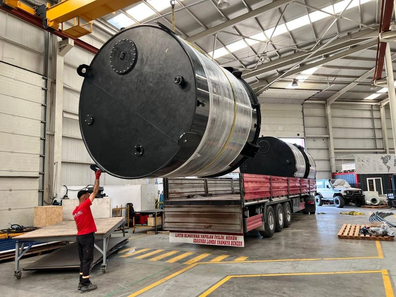 ESKİ Eskişehir İçme Suyu Arıtma Tesisi 3 Adet 20 m³ HDPE Kimyasal Depolama Tankı ve Acil Hat Yenileme Projesi - Gallery 2